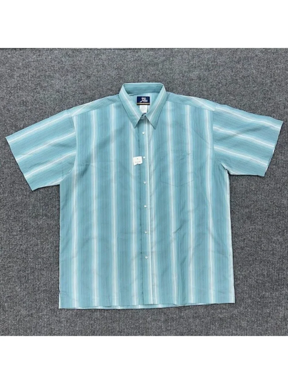Wrangler Twenty Xtreme 20X Striped Short Sleeve Pearl Snap Shirt Mens sz XXL NEW